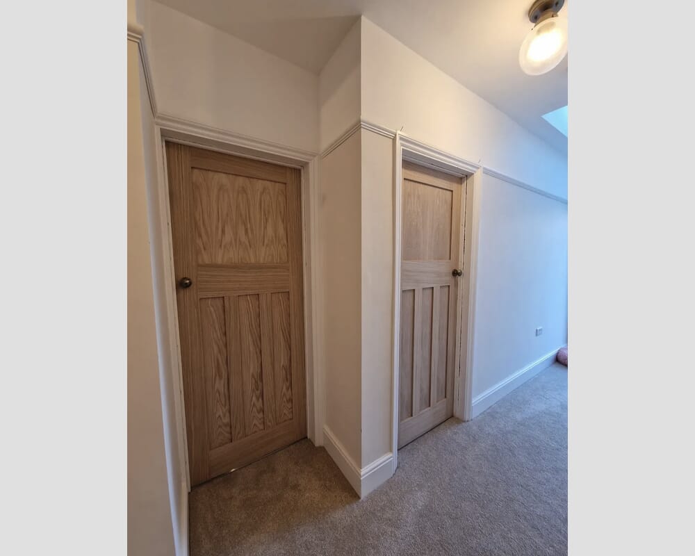 2032 x 813 x 44mm FD30 (32") Oak DX 30s Style Internal Fire Doors